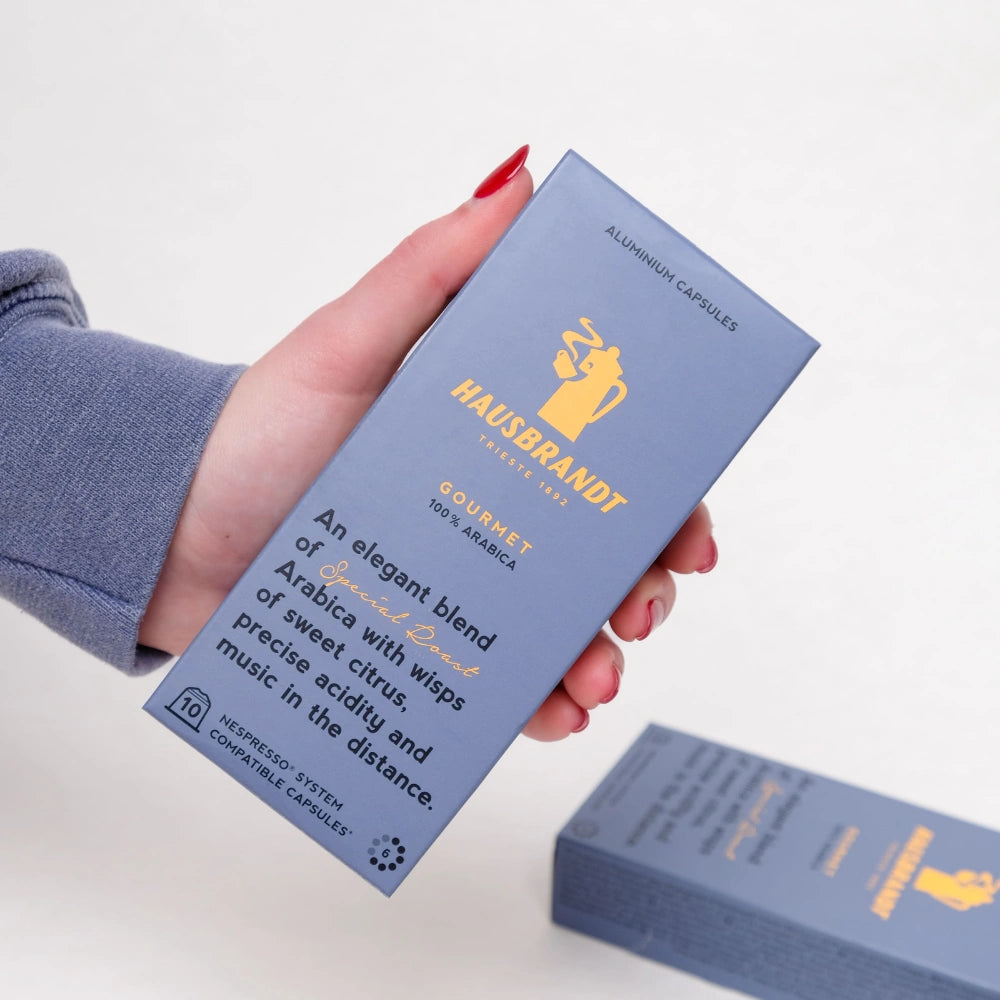 Hausbrandt Gourmet 100% Arabica, 10 capsules - exp Aug26