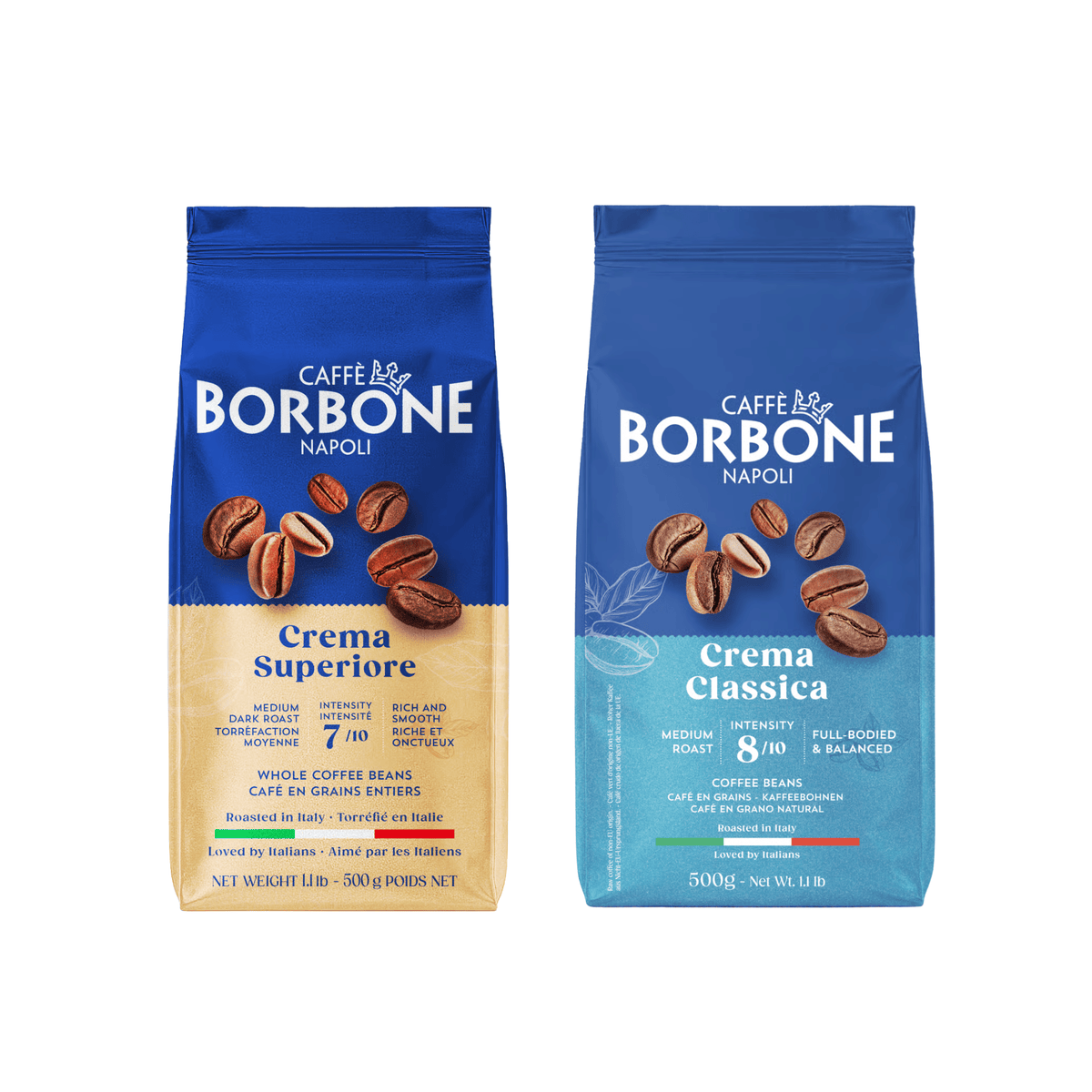 Borbone Coffee Beans Collection, 2×500g