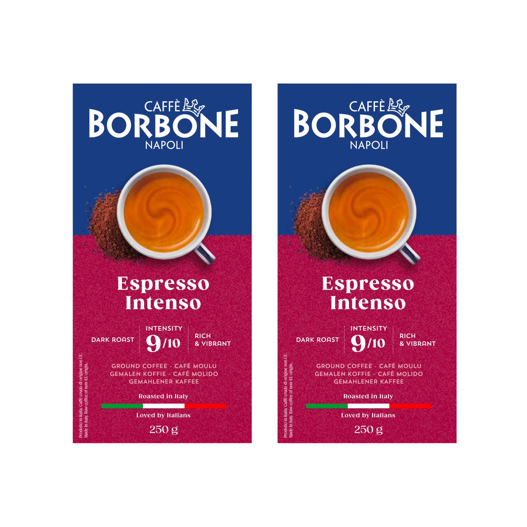 Borbone Espresso Intenso ground coffee 2 x 250g 