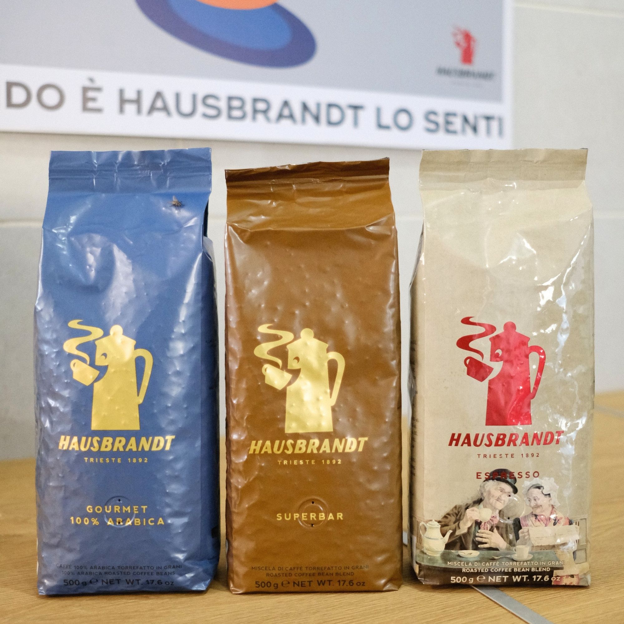 Hausbrandt Coffee Collection, 3x500g