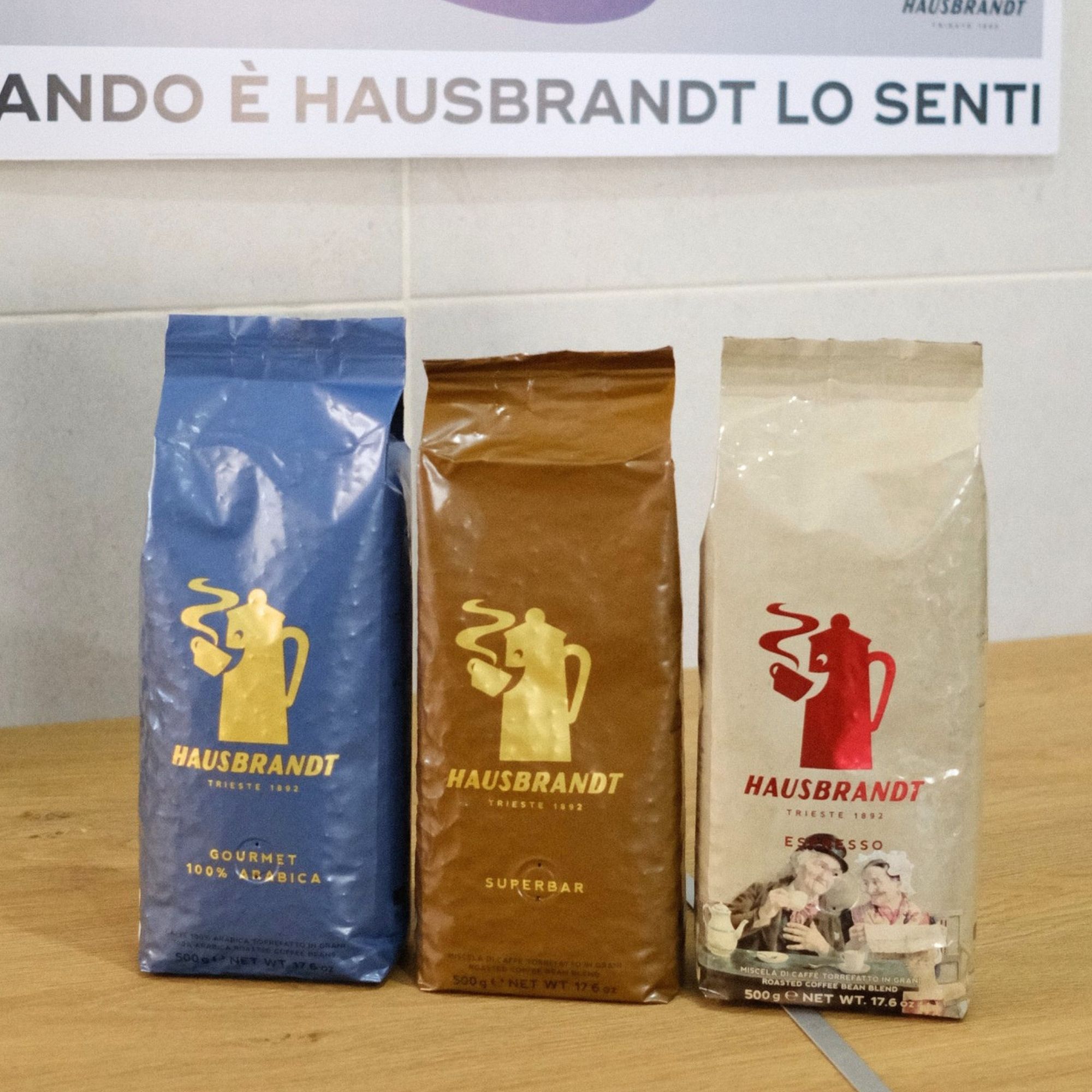 Hausbrandt Coffee Collection, 3x500g