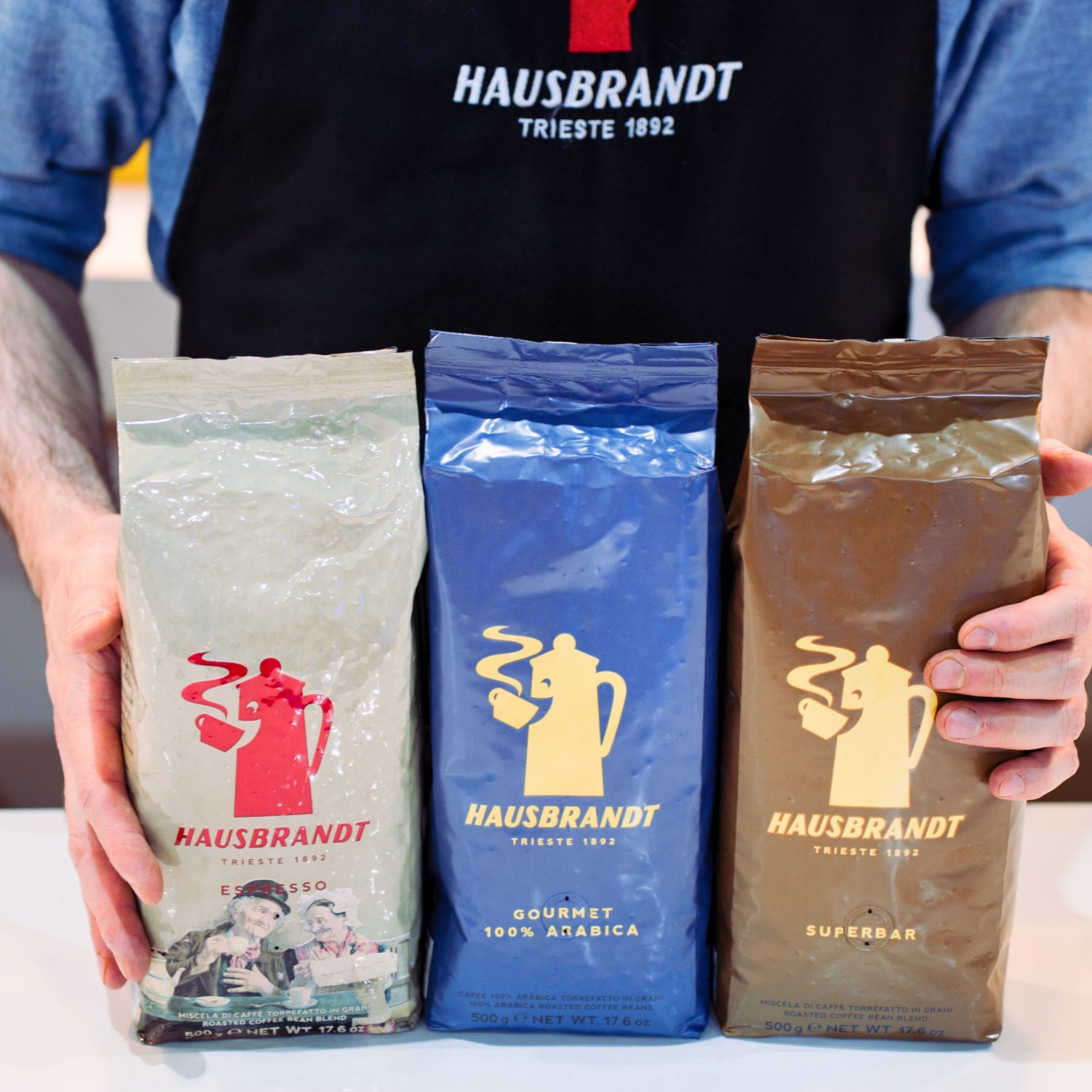 Hausbrandt Coffee Collection, 3x500g