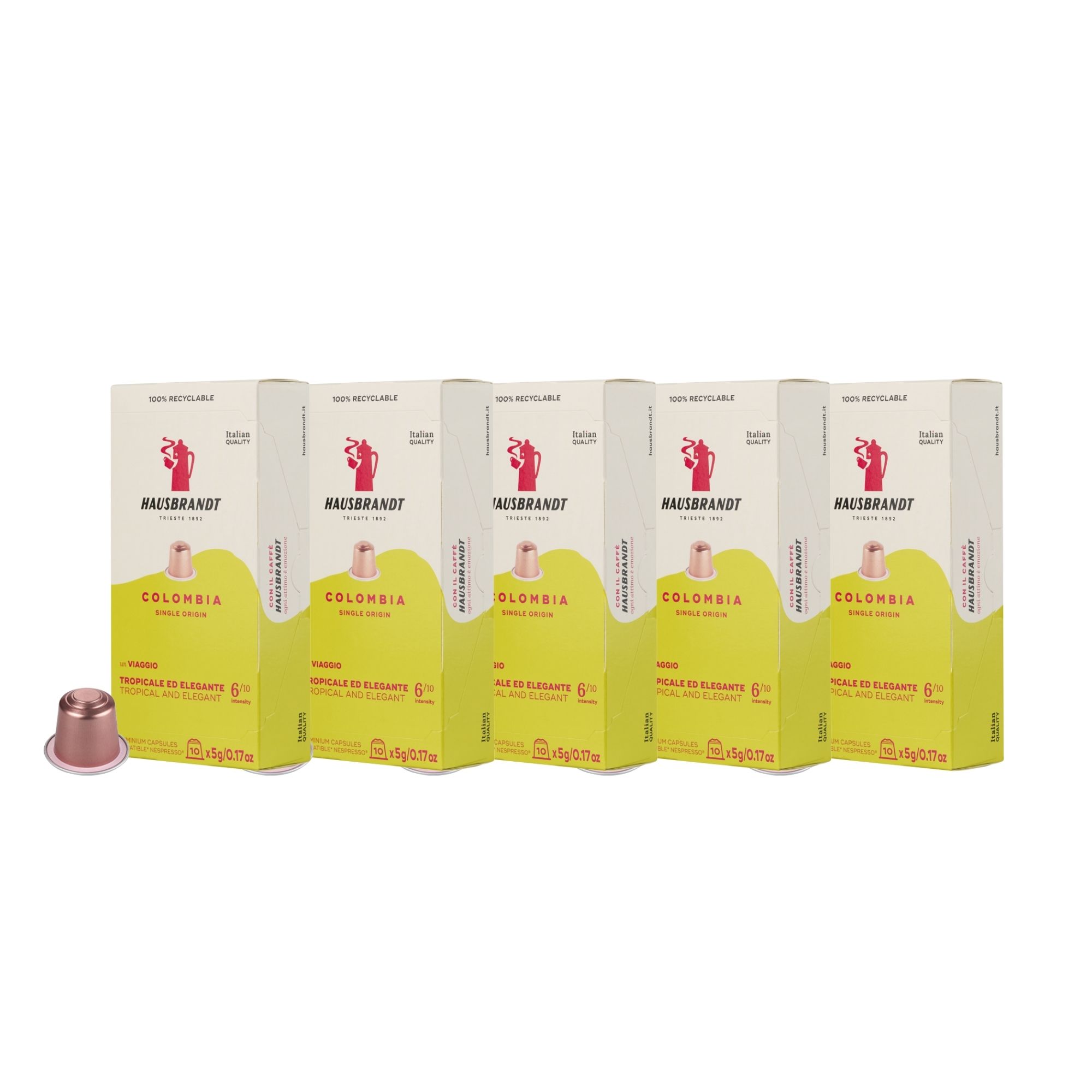 Hausbrandt Colombia Single Origin, 50 capsules