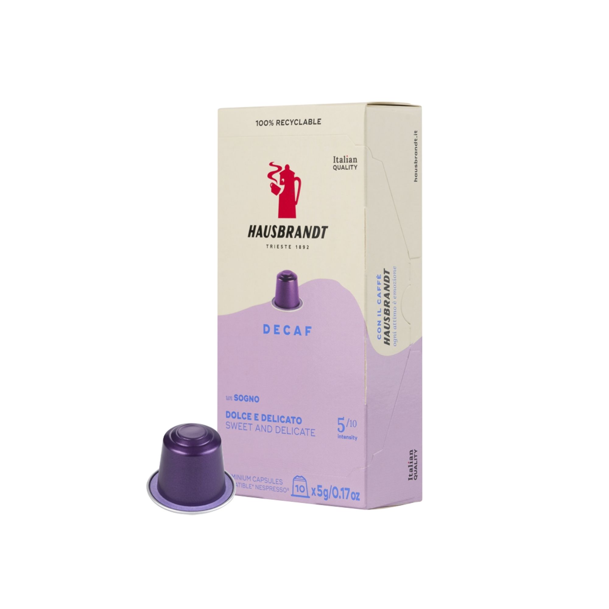 Hausbrandt Decaf, 10 capsules