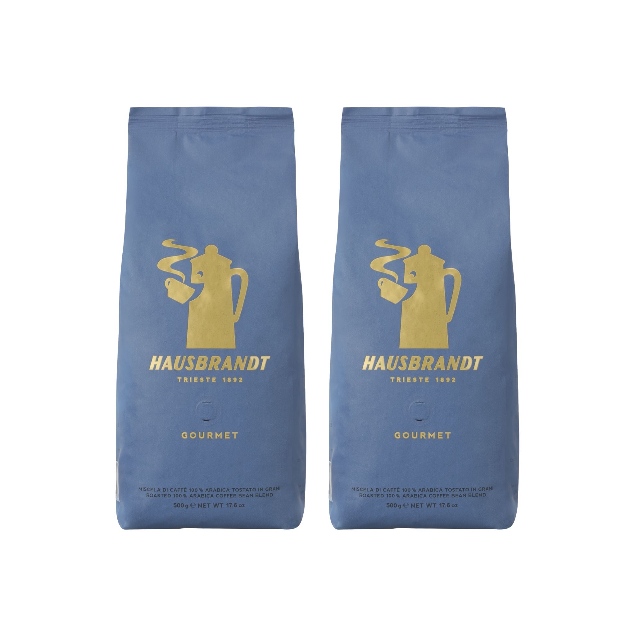 Hausbrandt gourmet coffee beans 2 x 500g 