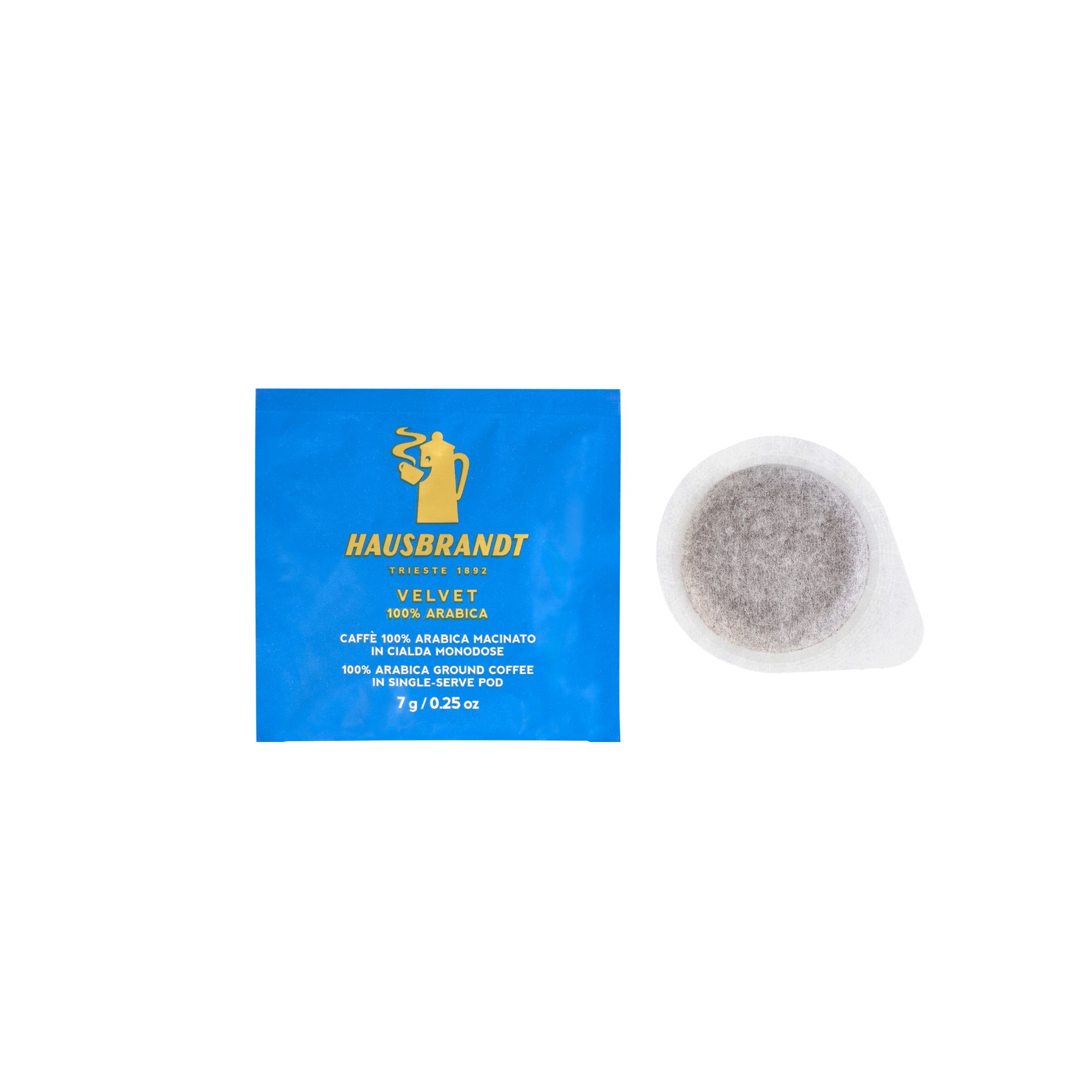 Hausbrandt Velvet 100% Arabica, ESE pods