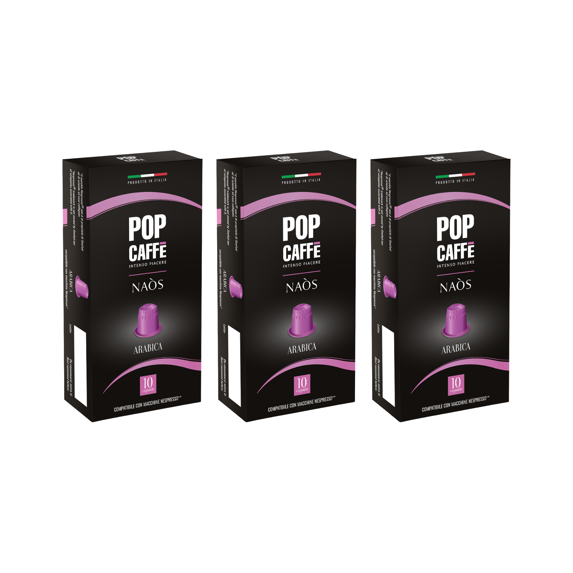 Pop Caffè Arabica, 3x2 - 30 capsules