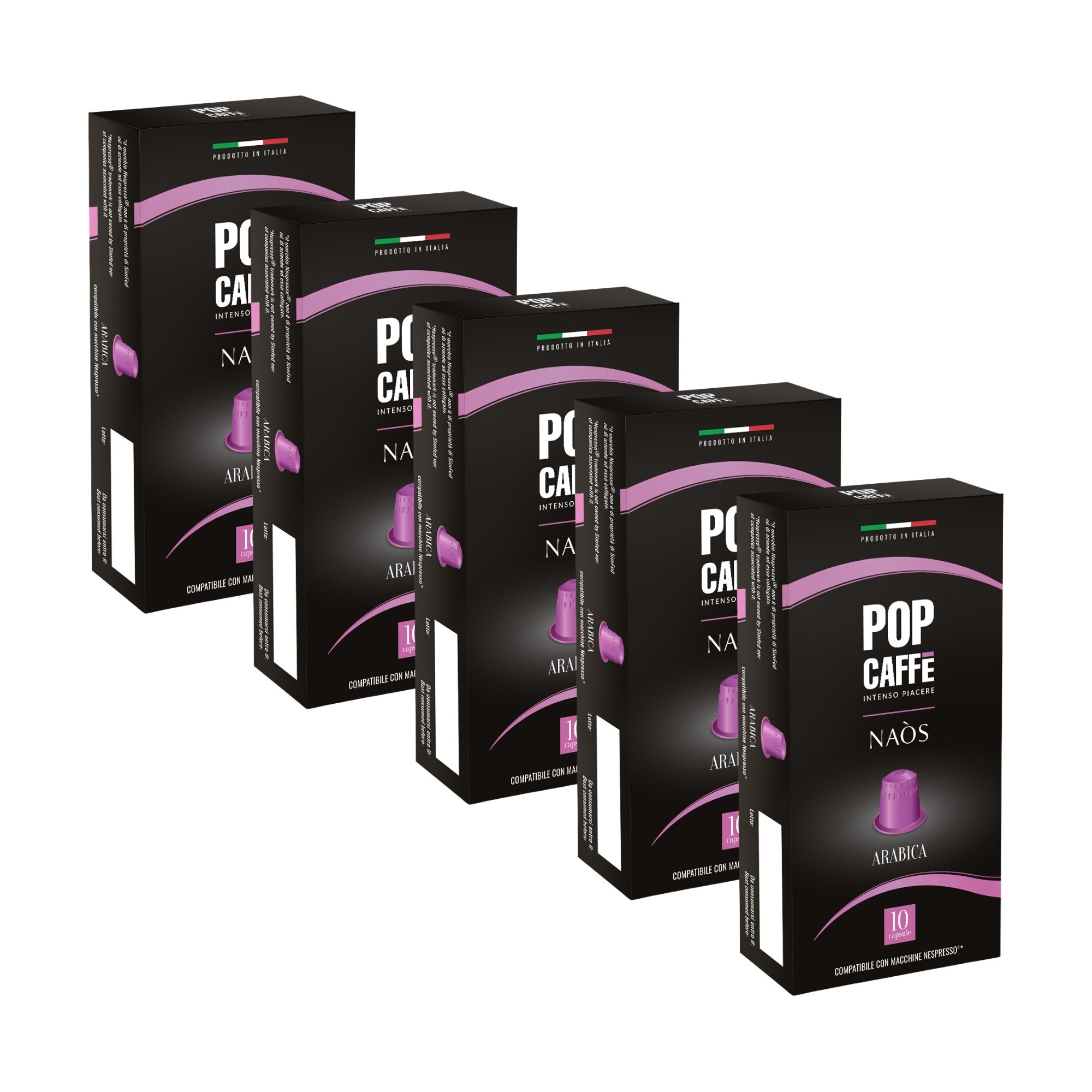 Pop Caffè Arabica, 50 capsules