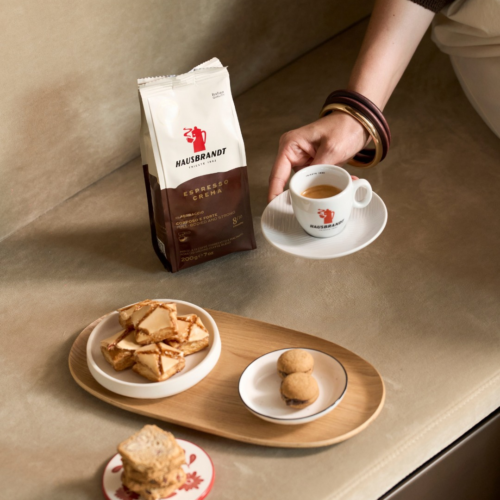 Hausbrandt Espresso Crema Ground Coffee, 200g - The Coffee Market