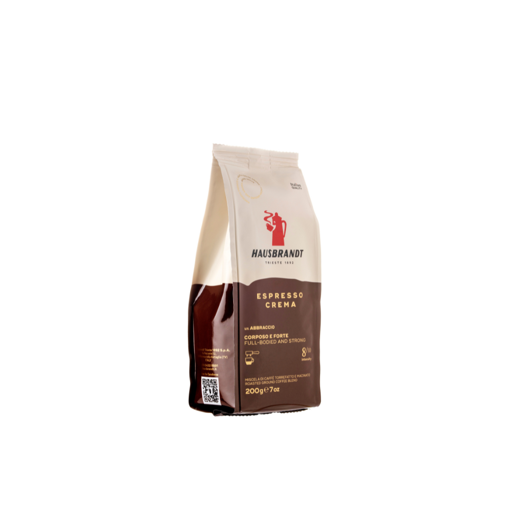Hausbrandt Espresso Crema Ground Coffee, 200g - The Coffee Market