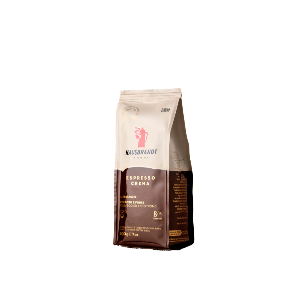 Hausbrandt Espresso Crema Ground Coffee, 200g - The Coffee Market