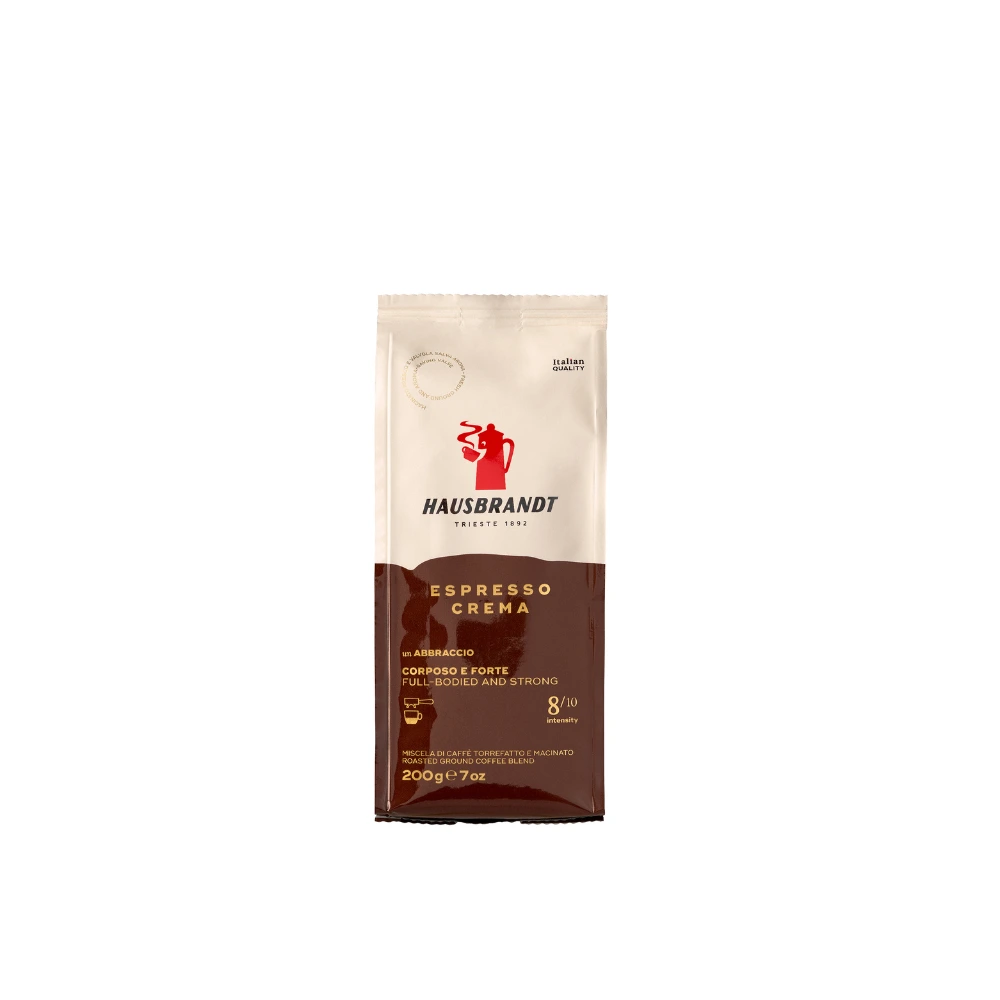 Hausbrandt Espresso Crema Ground Coffee, 200g - The Coffee Market