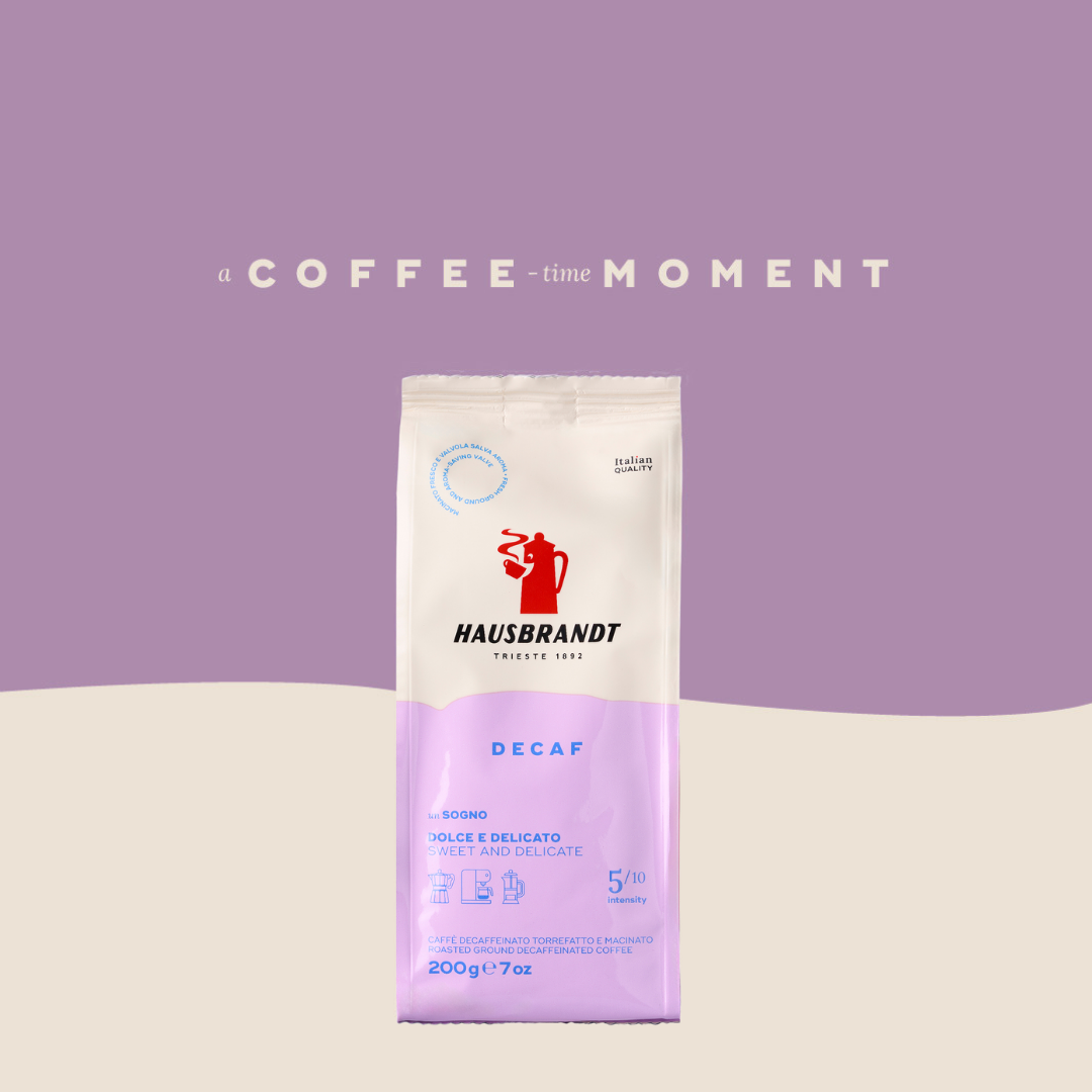 Hausbrandt Decaf Ground Coffee, 200g - The Coffee Market