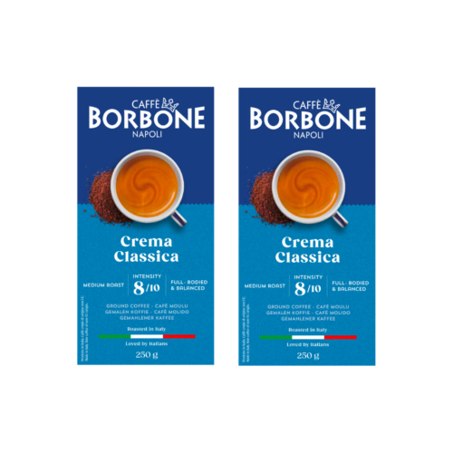 Borbone Crema Classica Duo Ground Coffee - 250g