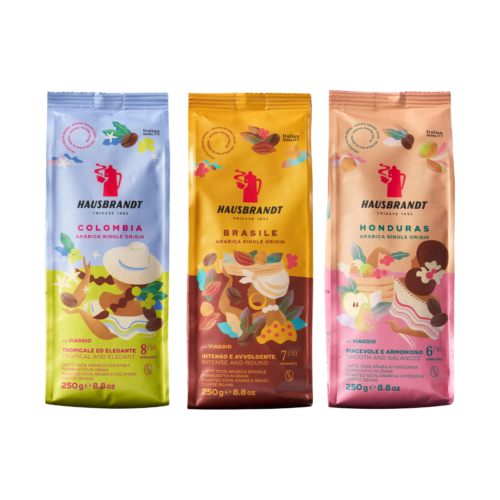Hausbrandt Single Origin Discovery Set Beans, 3 x 250g - The Coffee Market