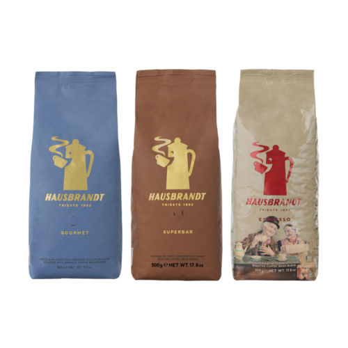 Hausbrandt Coffee Beans Discovery Set, 3 x 500g - The Coffee Market