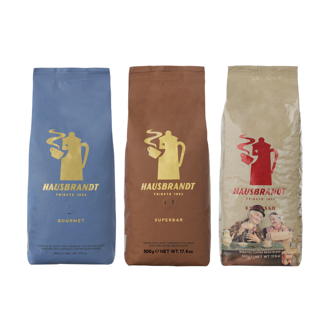 Hausbrandt Coffee Beans Discovery Set, 3 x 500g - The Coffee Market