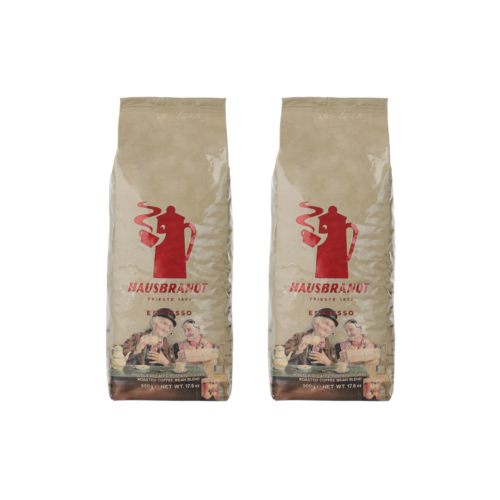 Hausbrandt Espresso Duo Beans, 2 x 500g - The Coffee Market
